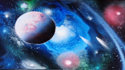 Blue flower galaxy